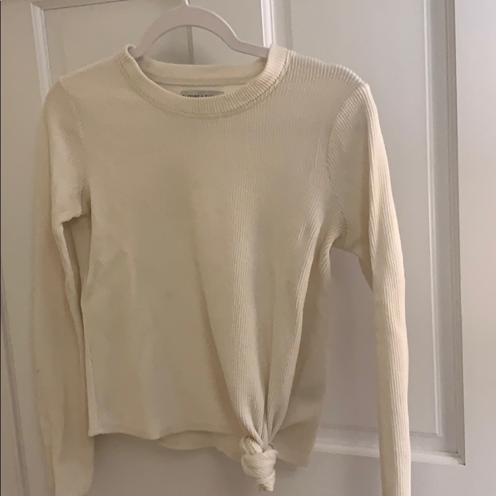 Madewell Cream Top